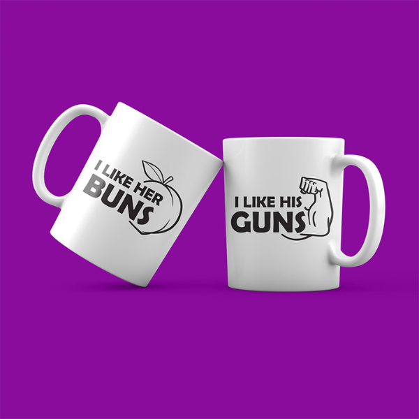 Buns & Guns Mug Set 1