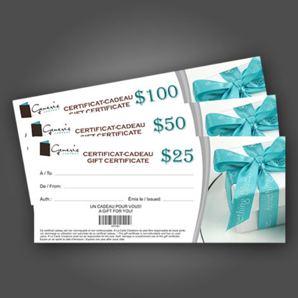 Gift Certificates 1