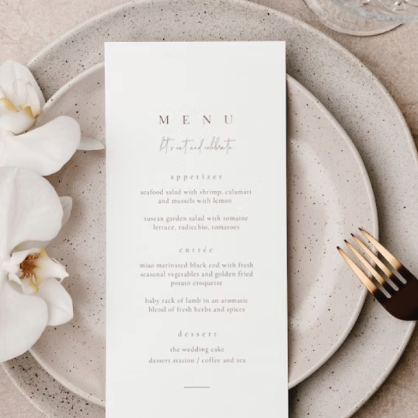 Standard Menu