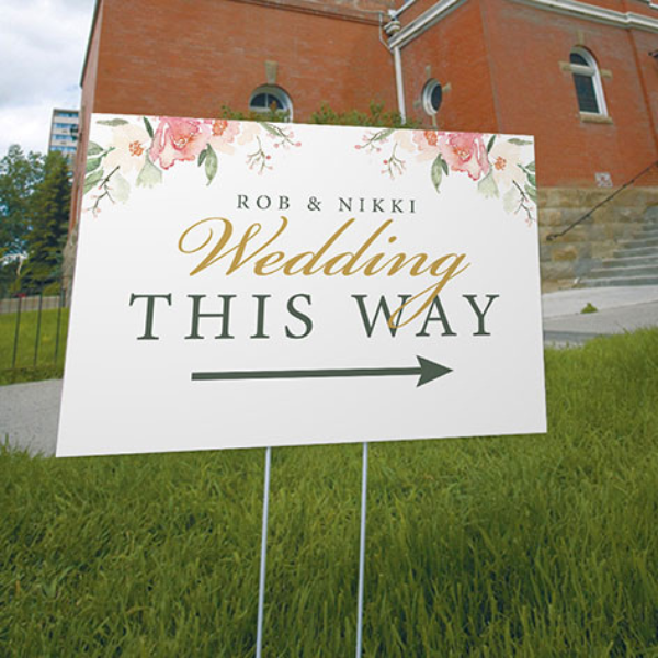 Wedding Directional Signs