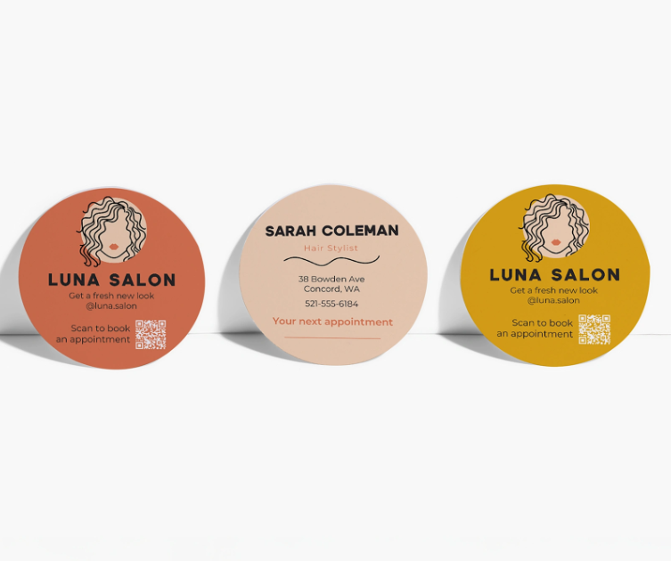 Circular Business Cards