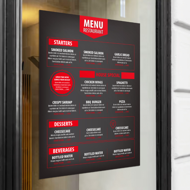 Premium Window Cling