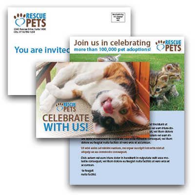 Invitation - 10x7 fold to 5x7 with Envelope