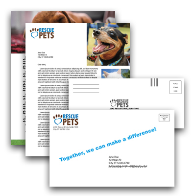 Large Addressed Envelope - Nested Letters