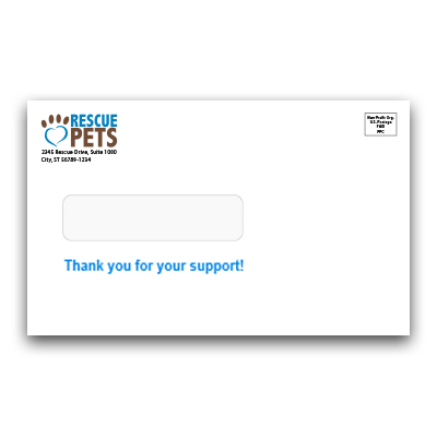 Large Booklet Window Envelope