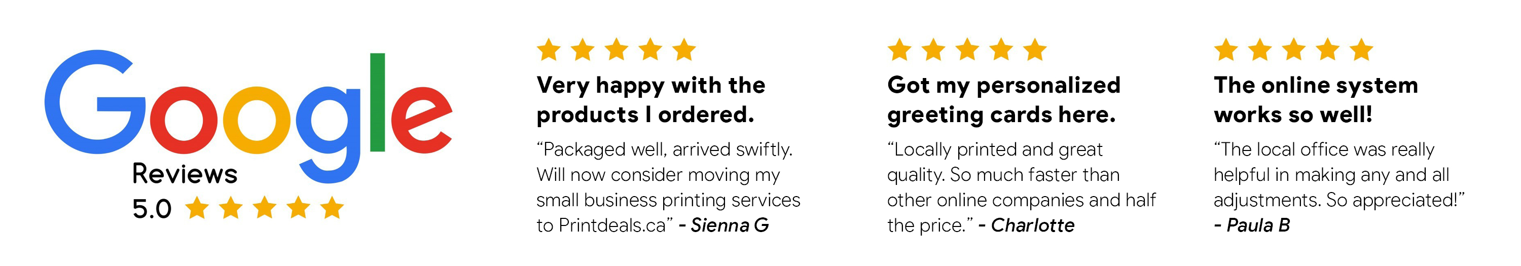 See our glowing reviews!