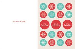 Christmas Card- 8.5x5.5 folded (Back&Front) - A4