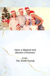 Christmas Card- 8.5x5.5 folded (Back&Front) - A28