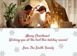 Flat Christmas Card-5x7 - B11