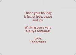 Flat Christmas Card-5x7 - B9