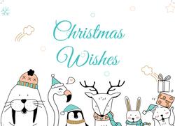 Flat Christmas Card-5x7 - B8