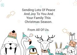 Flat Christmas Card-5x7 - B8