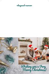 Christmas Card- 8.5x5.5 folded (Back&Front) - A12