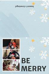 Christmas Card- 8.5x5.5 folded (Back&Front) - A21