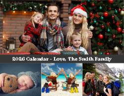 2025 Wall Calendar- 11x17 folds to 8.5 x 11 (Design 2)