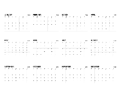 2025 Wall Calendar- 11x17 folds to 8.5 x 11 (Design 2)