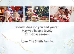 Flat Christmas Card-5x7 - B3