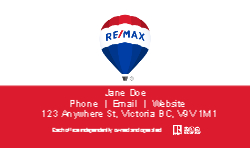 Business Card  (Remax - 2) Back
