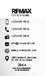 Business Card  (Remax - 7) Back