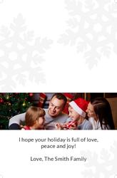 Christmas Card- 8.5x5.5 folded (Back&Front) - A20