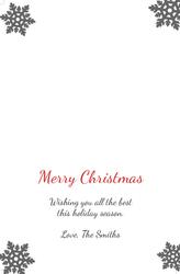 Christmas Card- 8.5x5.5 folded (Back&Front) - A33