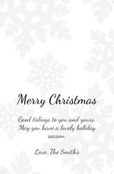 Christmas Card- 8.5x5.5 folded (Back&Front) - A18