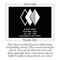 24" x 24" Sign (R - 6)