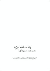 greeting card (R - 1) Inside of Card