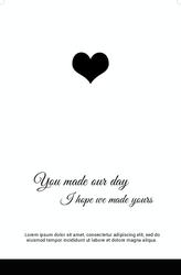 greeting card (R - 2) Inside of Card