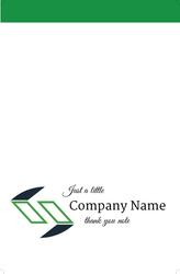 greeting card (R - 3) Back &amp; Front