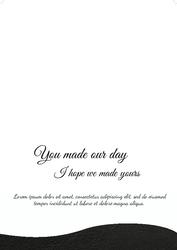 greeting card (R - 5) Inside of Card