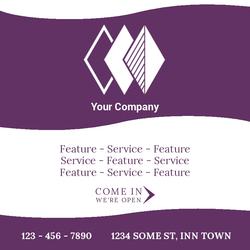 24" x 24" Sign (R - 5)