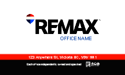 Business Card  (Remax - 15) Back