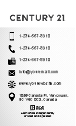 Business Card  (Century 21  - 7) Back