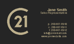 Business Card  (Century 21 - 15) Front