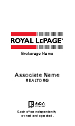 Business Card  (Royal LePage  - 17) Front