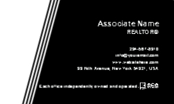 Business Card  (Royal LePage - 16) Back