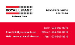 Business Card  (Royal LePage - 20) Front