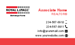 Business Card  (Royal LePage - 14) Front