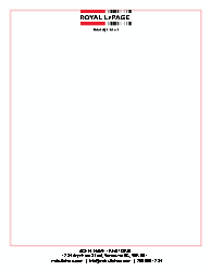 Letterhead (Royal LePage - 9) Front