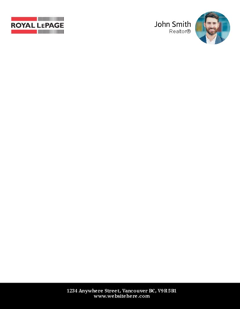 Free Royal LePage Letterhead Design