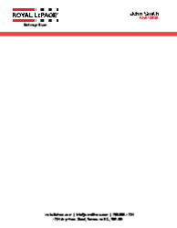 Letterhead (Royal LePage - 4) Front