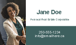 Business Card  (Independent Agent - 2) Front