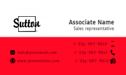 Business Card  (Sutton - 9) Front