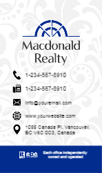 Business Card  (Macdonald Realty - 10) Back