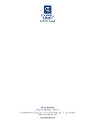Letterhead (Coldwell Banker  - 2) Back
