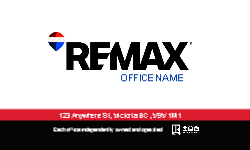 Business Card  (Remax - 16) Back
