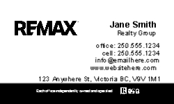 Business Card  (Remax - 18) Back