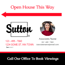 24" X 24"  Sign (Sutton - 6 left)