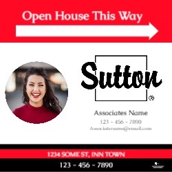 24" X 24"  Sign (Sutton - 5 right)